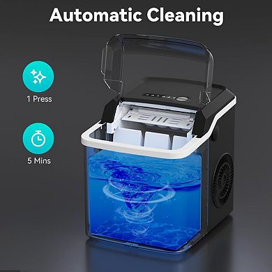 Crownful Ice Makers Countertop 26lbs/24h