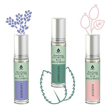 Pursonic Aromatherapy Essential Oil Rollerballs
