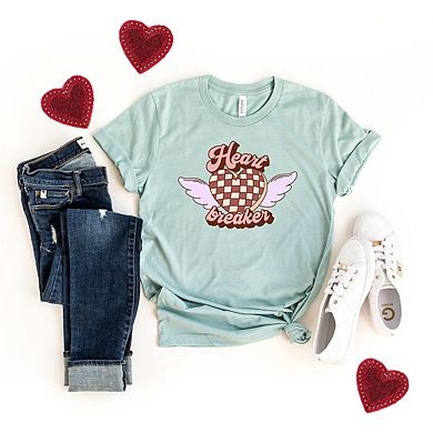 Heart Breaker Wings Short Sleeve Graphic Tee