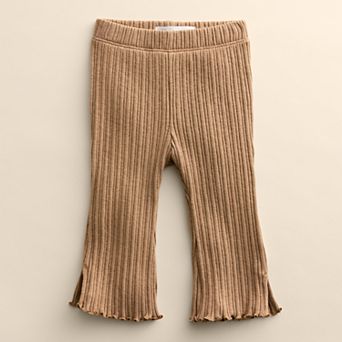 Girls 4-12 Little Co. by Lauren Conrad Ribbed Split Hem Pants