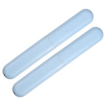 2 pc Traveling Toothbrush Holders Case For Travel 8.07"x1.22"x0.83"