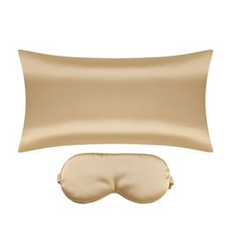 Satin Pillowcase For Hair And Skin With Hidden Zipper Breathable Pillow Case 20" X 40"