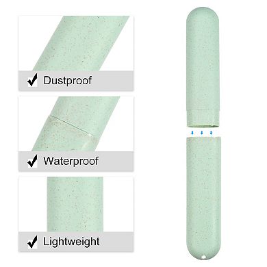 4pcs Toothbrush Holders Case For Travel 8.07"x1.22"x0.83"