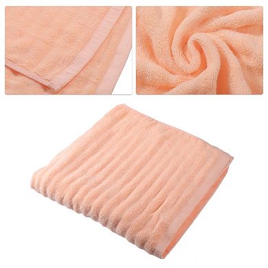 1 Pcs Soft Absorbent Cotton Bath Towel For Bathroom 55.12"x27.17"