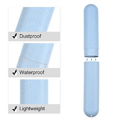 4pcs Traveling Toothbrush Holders Case For Travel 8.07"x1.22"x0.83"