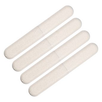 4 pc Traveling Toothbrush Holders Case For Travel 8.07"x1.22"x0.83"