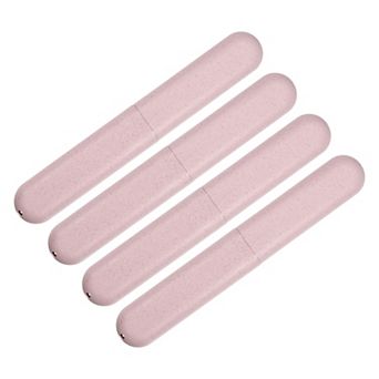 4 pc Traveling Toothbrush Holders Case For Travel 8.07"x1.22"x0.83"
