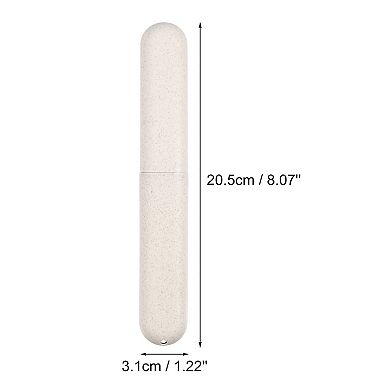 2pcs Toothbrush Holders Case For Travel 8.07"x1.22"x0.83"