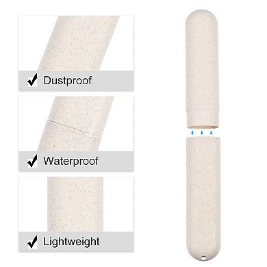 2pcs Toothbrush Holders Case For Travel 8.07"x1.22"x0.83"