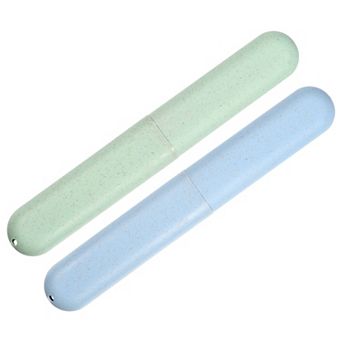 2 pc Toothbrush Holders Case For Travel 8.07"x1.22"x0.83"