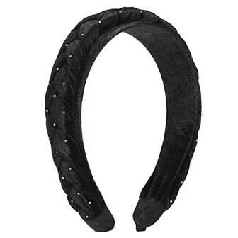 1 pc Velvet Twist Braid Headband Fashion Hairband For Woman Non Slip
