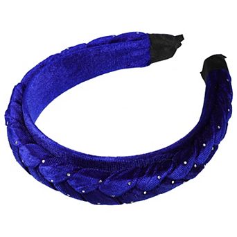 1 pc Velvet Twist Braid Headband Fashion Hairband For Woman Non Slip