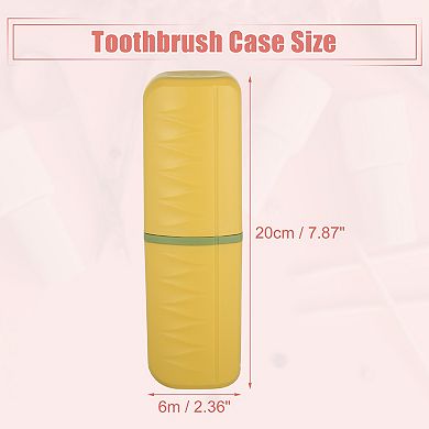 Lightweight Toothbrush Holders Case For Travel 2.36"x1.57"x7.87"
