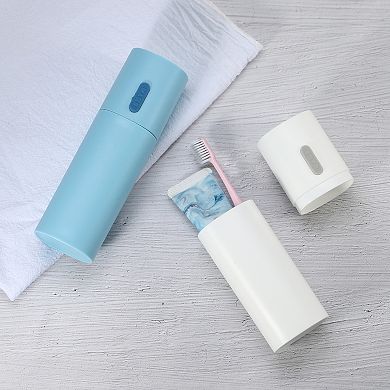2pcs Toothbrush Travel Case Lightweight For Travel 7.68"x2.36"
