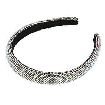 Simplicity Rhinestone Wide-brimmed Headband Assorted Color 5.59"x0.87" For Women