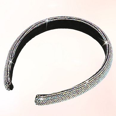 Simplicity Rhinestone Wide-brimmed Headband Assorted Color 5.59"x0.87" For Women