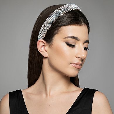 Simplicity Rhinestone Wide-brimmed Headband Assorted Color 5.59"x0.87" For Women