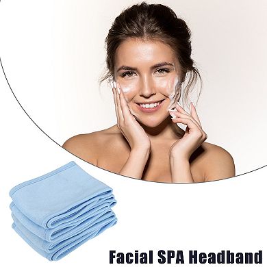 4 Pcs Spa Facial Headband For Face Washing Shower