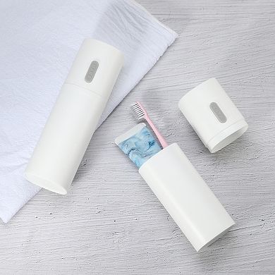 2 Pcs Toothbrush Travel Case Lightweight For Travel Business 7.68"x2.36"