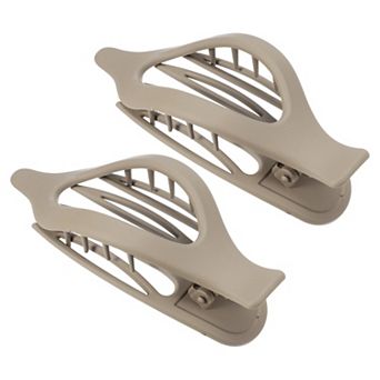2 pc Plastic Hair Claws Hair Barrettes For Women 4.69"x1.89"x1.02"