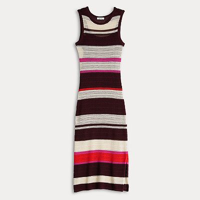 sour cream salad dressing mayonnaise Colorful Stripes Crochet Midi Dress – FARM Rio