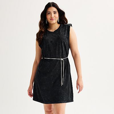 velvet t shirt dress black Velvet Long Sleeve Corset Mini Dress in Jet Black - 6