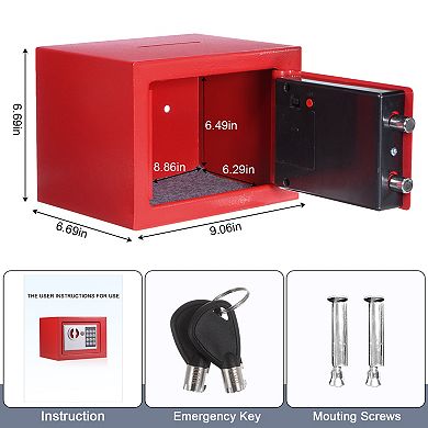 Fireproof Small Safe Box Digital Electronic Security Safe Box for Home