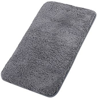 Plush Shaggy Non-slip Bath Mat Thick Bathroom Rug Show Door Mat Carpet, 24" X 35"