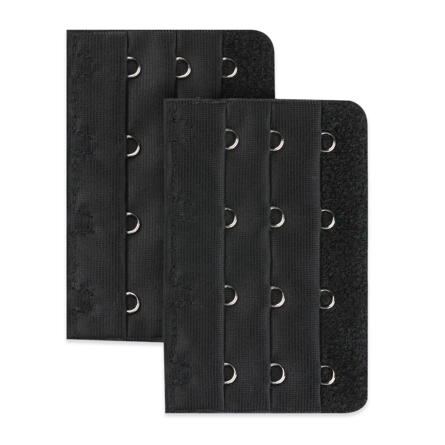 3-Row Bra Extender – 2, 3, 4 Hook Options, Black/White/Beige, For Maternity & Comfort Bras