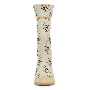 Vintage Floral Women's Cotton Blend Ankle Socks