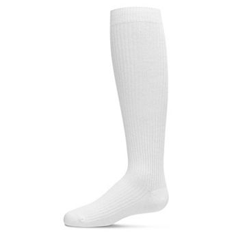 Little Kids Thin Ribbed Girls Cotton Blend Knee High Sock