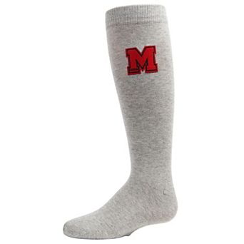 Varsity Knee High Cotton Blend Girls Socks