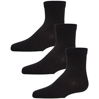 Unisex Cotton Blend Mid-Cut Socks 3-Pack