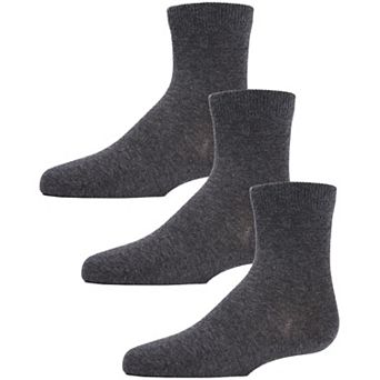 Unisex Cotton Blend Mid-Cut Socks 3-Pack