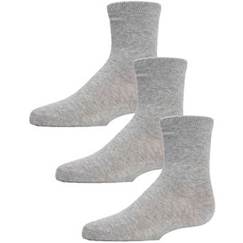 Unisex Cotton Blend Mid-Cut Socks 3-Pack