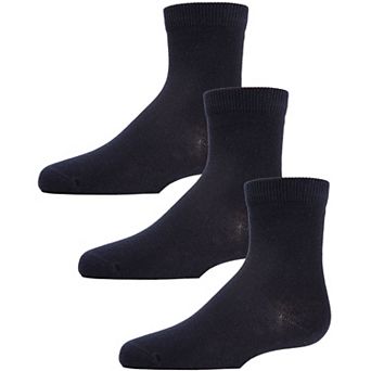 Unisex Cotton Blend Mid-Cut Socks 3-Pack
