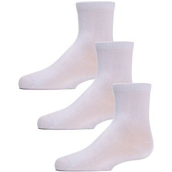 Unisex Cotton Blend Mid-Cut Socks 3-Pack