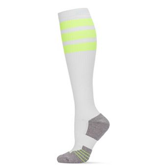 Women's Retro Stripe Performance Knee High Cotton Blend Moderate Compression Socks