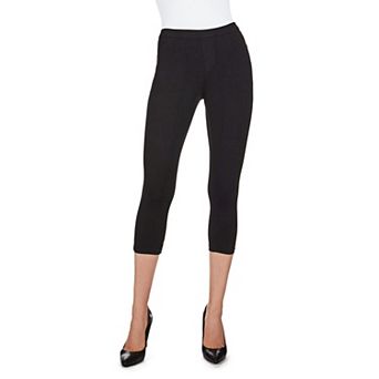 Liscia French Terry Cotton Capri Leggings