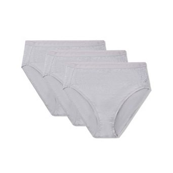 Ladies Combed Cotton Basic Brief Underwear 3-pack