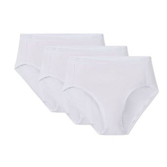 Ladies Combed Cotton Basic Brief Underwear 3-pack