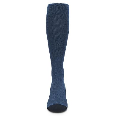 WellFit 15-20mmHg Off Black Cotton Compression Socks