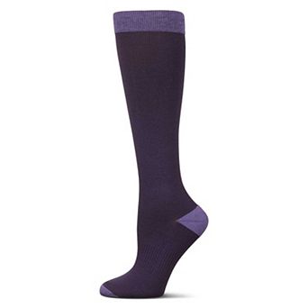 Wellfit 15-20mmhg Off Black Cotton Compression Socks