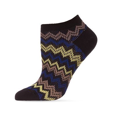 Color Zag Running Soft-Fit Cotton-Rich Low Cut Women's Socks