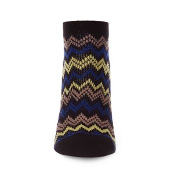 Color Zag Running Soft-Fit Cotton-Rich Low Cut Women's Socks