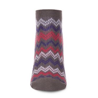 Color Zag Running Soft-Fit Cotton-Rich Low Cut Women's Socks