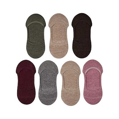 Mid-Cut Liner Cotton Blend Sock 7-Pack