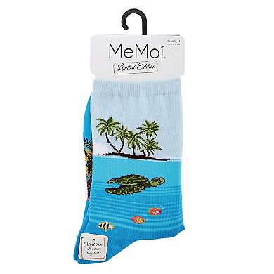 Women's Coral Reef Limited Edition Cotton Blend Crew Sock