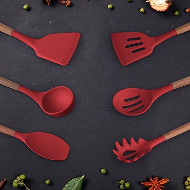 12-piece Silicone Kitchen Utensils Set