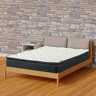 Continental Sleep, 10-inch Medium Firm Pocket Coil Hybrid Mattress.